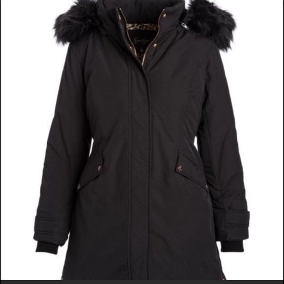 NEW JESSICA SIMPSON ROSE GOLD ADIRONDAK COAT - Picture 1 of 9
